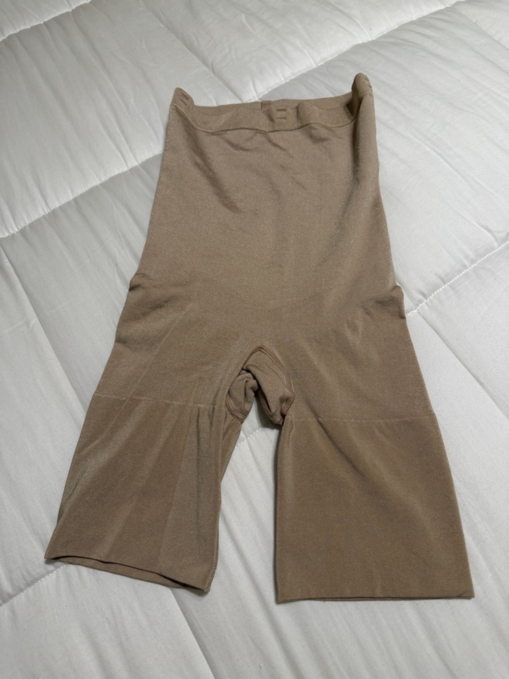 SPANX Nude High-Waist Shaping Shorts